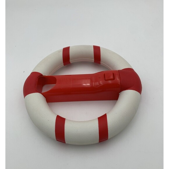 Nintendo Wii Nerf Mario Kart Steering Wheel (Red and White) Steering Wheel Only* - Picture 1 of 5